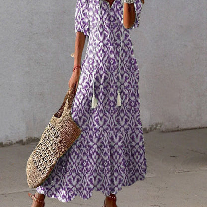 Elviva™ | Boho obleka z pokritostjo trebuha