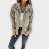 Ariellee™ - Unisex jopica s kapuco in zadrgo
