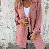 Isabella – Ohlapen Dolg Plašč Z Ovratnikom