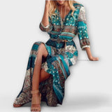 Carina – Midi boho obleka