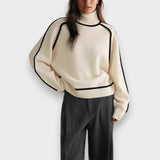 Claire™ - Eleganten pulover z visokim ovratnikom