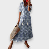 Cilka™ | Boho poletna obleka, ki zakriva trebuh