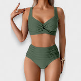 Olivija | Ružast bandeau bikini