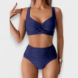Olivija | Ružast bandeau bikini