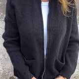 Marcia™ - Udobna zip pletena jakna