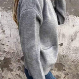 Marcia™ - Udobna zip pletena jakna