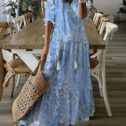 Elviva™ | Boho obleka z pokritostjo trebuha