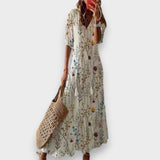 Elviva™ | Boho obleka z pokritostjo trebuha