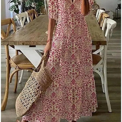 Elviva™ | Boho obleka z pokritostjo trebuha