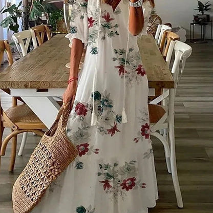 Elviva™ | Boho obleka z pokritostjo trebuha